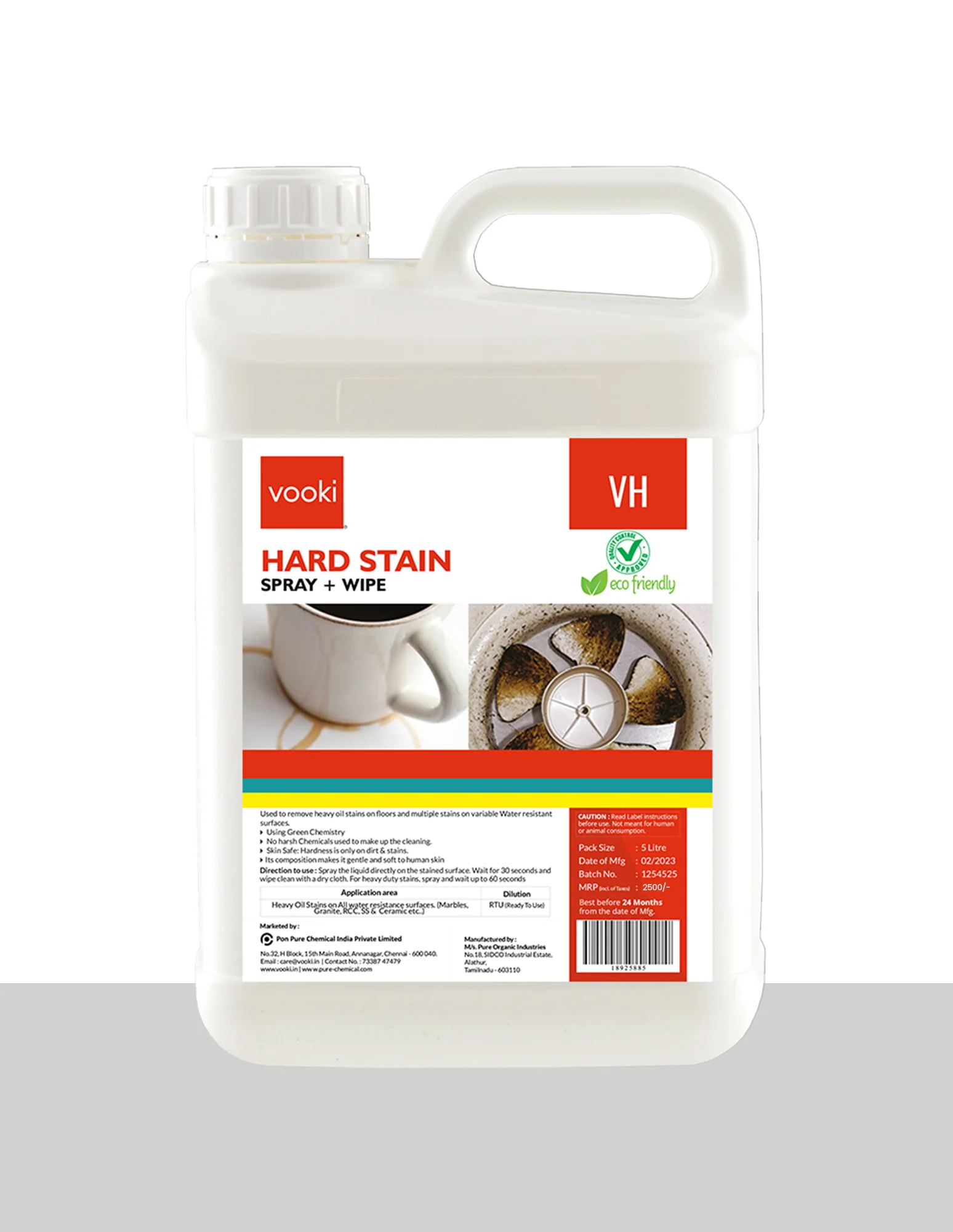 Hard Stain Spray/Degreaser - 5L