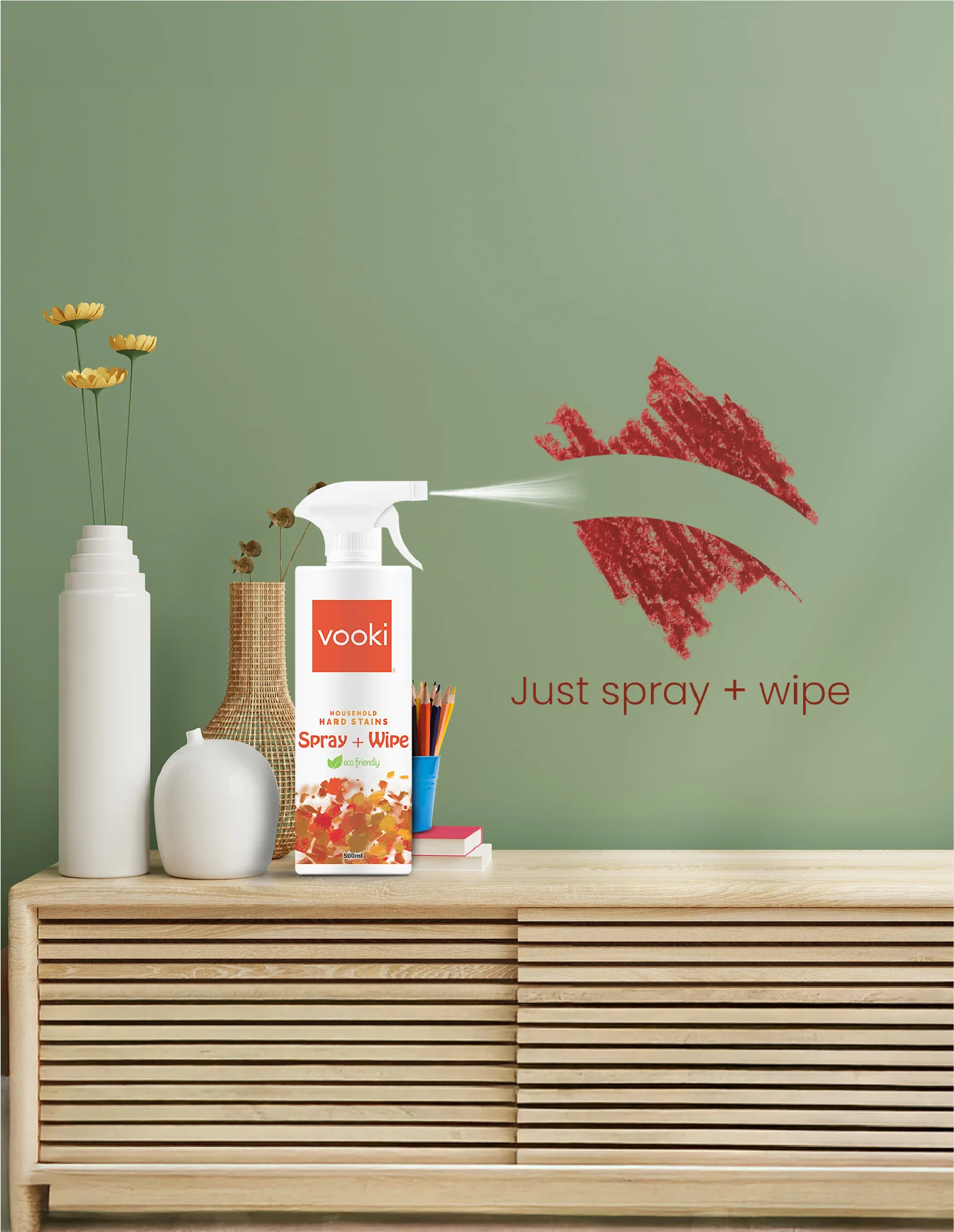 Nature Powered Dish Wash and Hard Stain Spray + Wipe | Combo