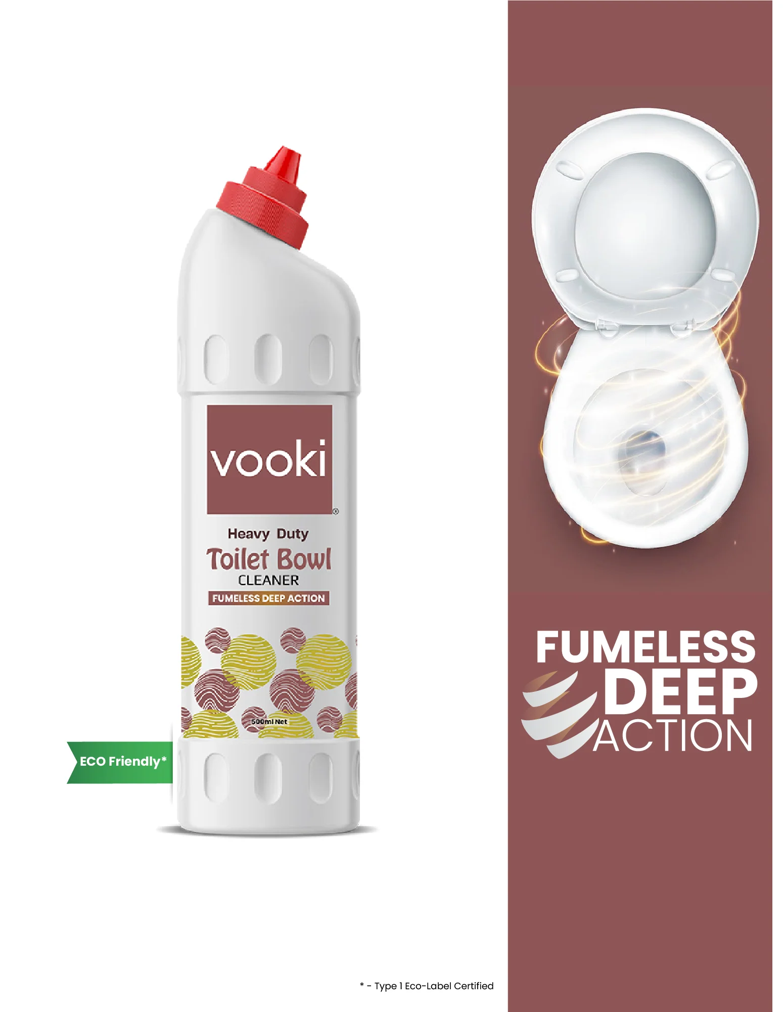 Heavy Duty Toilet Bowl Cleaner - 500ML