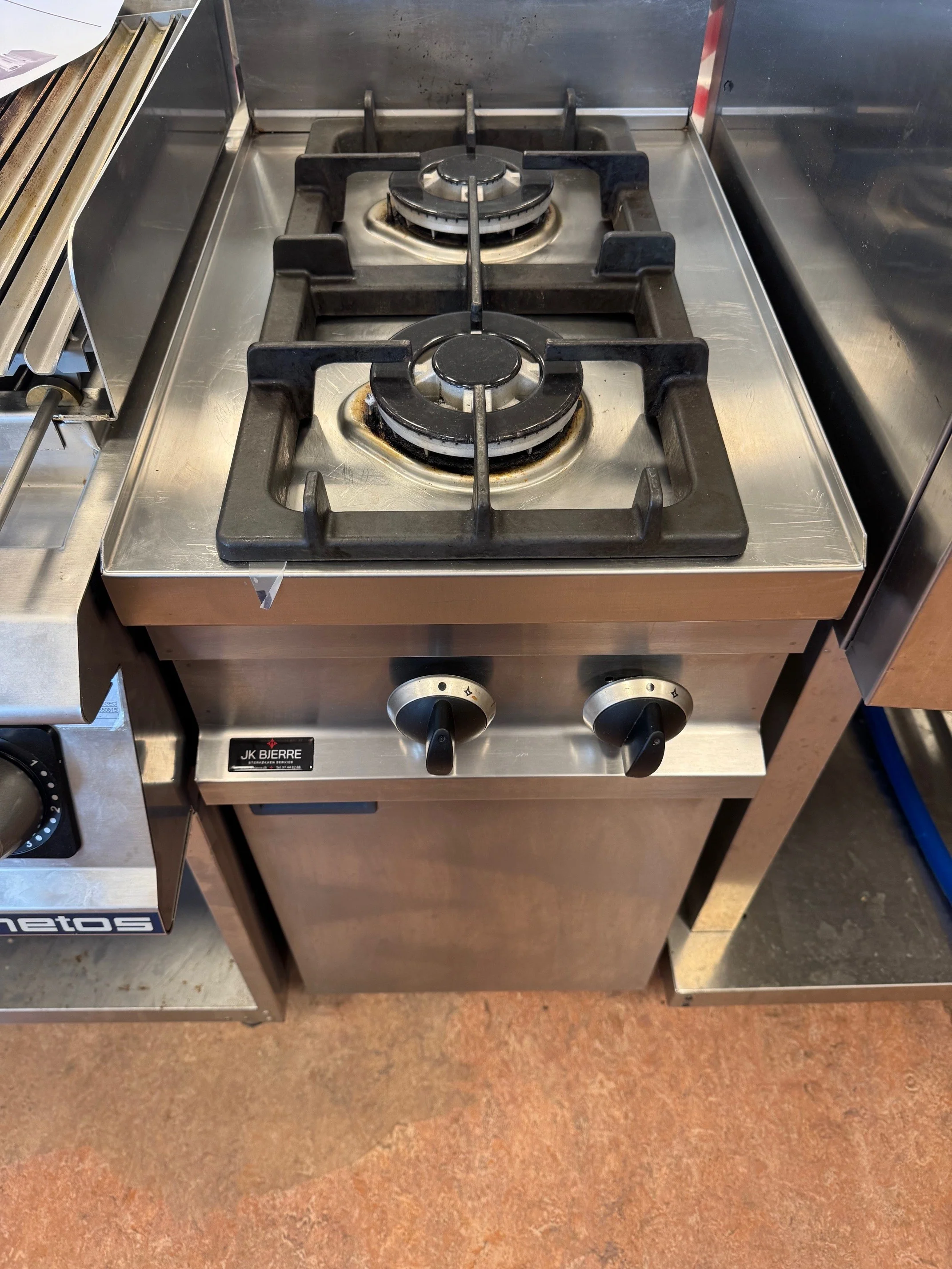 GGM Gastro gaskomfur t/flaskegas (brugt).