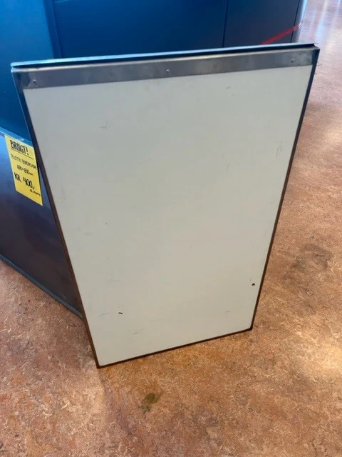 Rustfri bordplade (brugt).