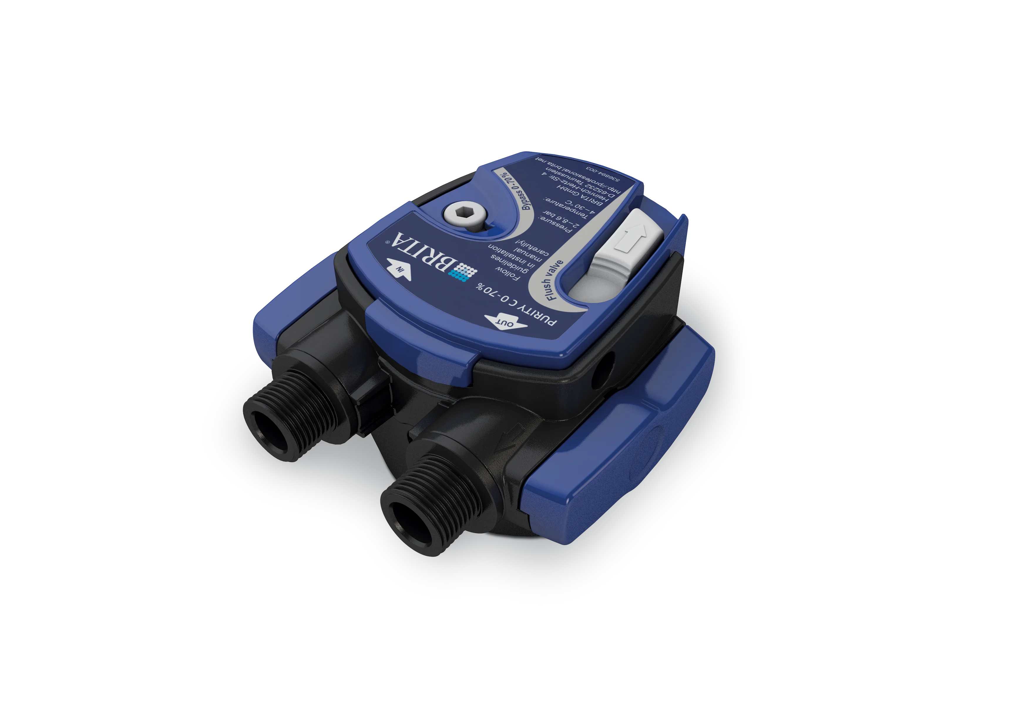 Brita Purity hoved C 0-70% bypass G3/8 studs til kaffe- og ismaskine