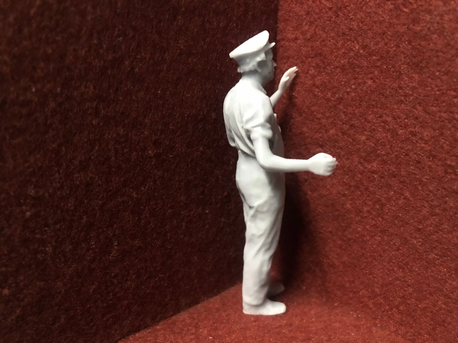 G-Scale Driver figure in overalls - 3D scan of a real person - MD007 (also GN15)