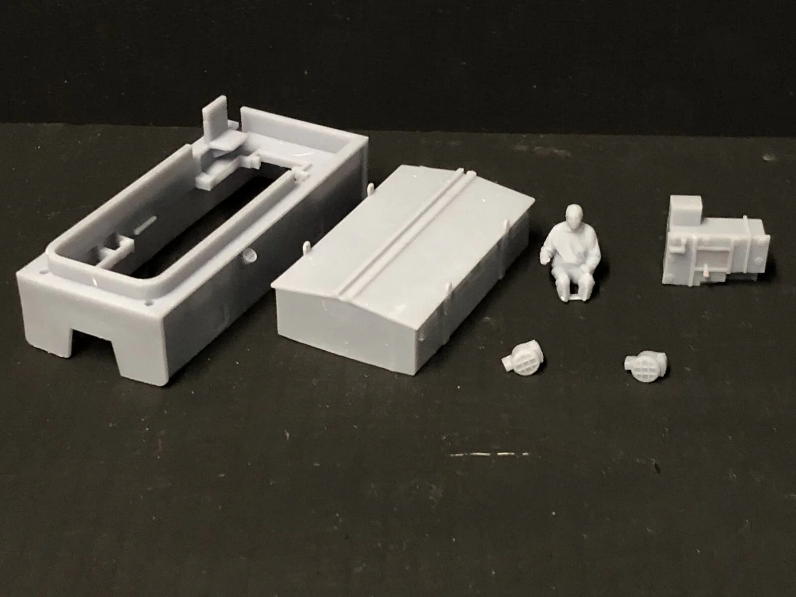 OO9 Baguley Drewy electric loco kit - fits onto a KATO 109 chassis - 009