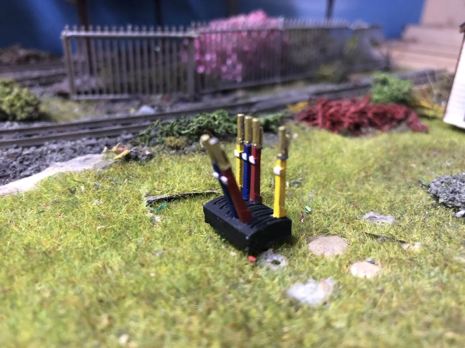 Signal Frame Ground Hut with levers and glazing - OO9/OO/HO