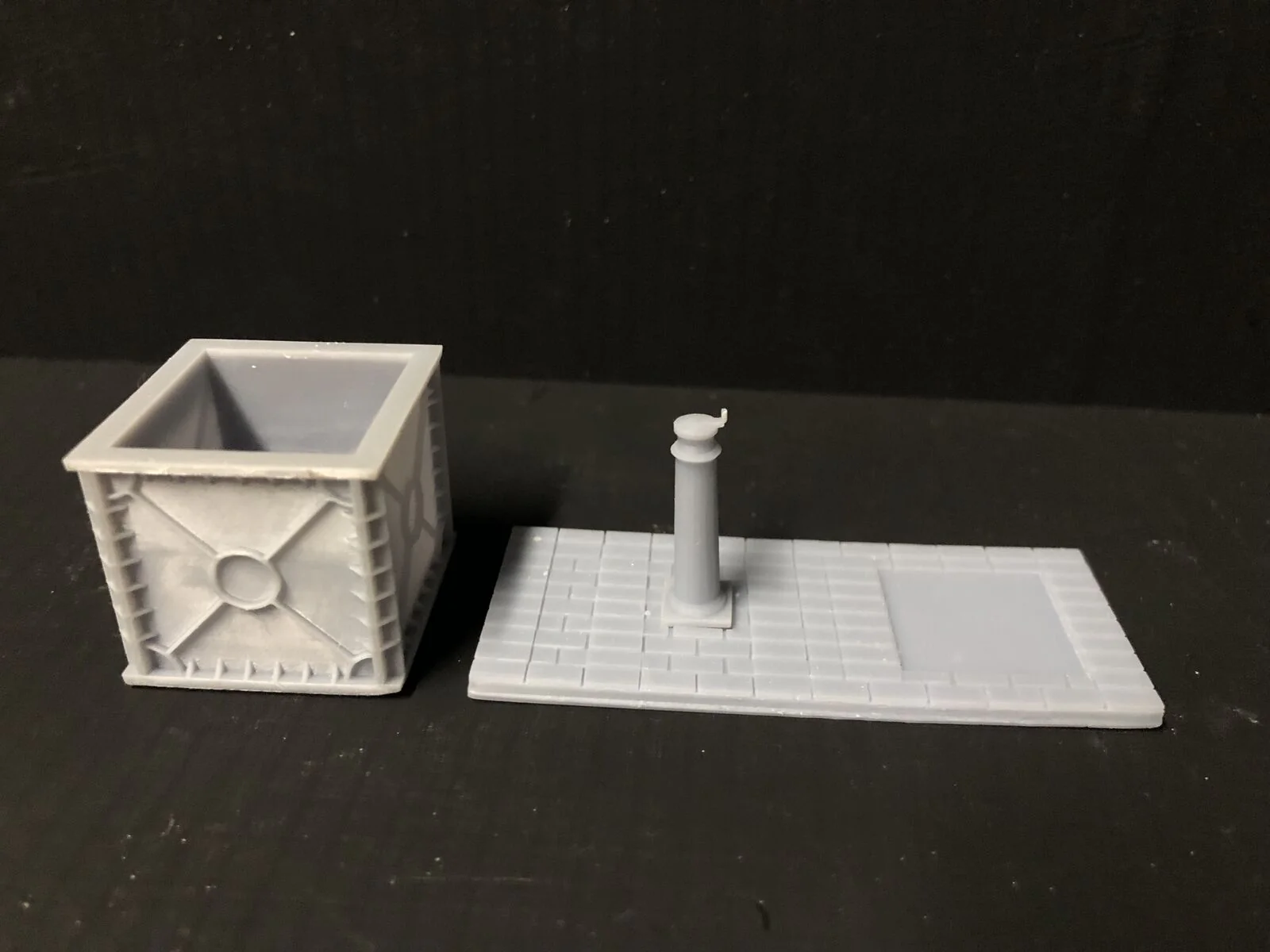 O GAUGE 7mm  NER Water Crane Kit With Overflow tank based on Goathland Station