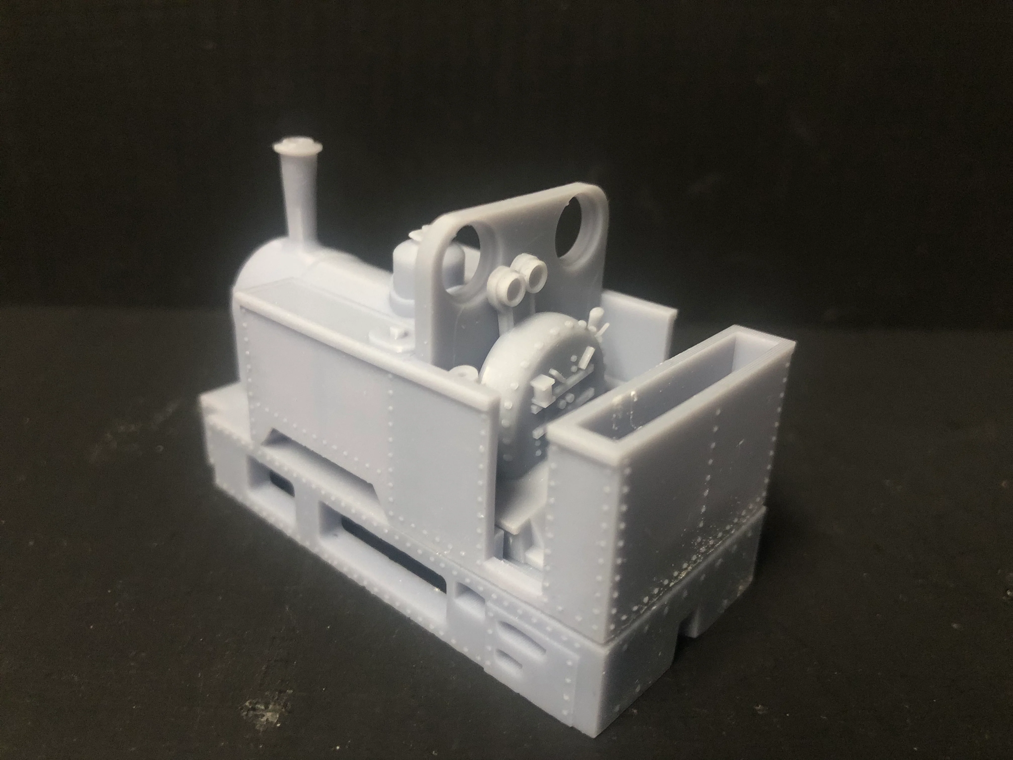 OO9/009 Kerr Stuart Open Cab Steam Loco that fits the Kato chassis 11-109