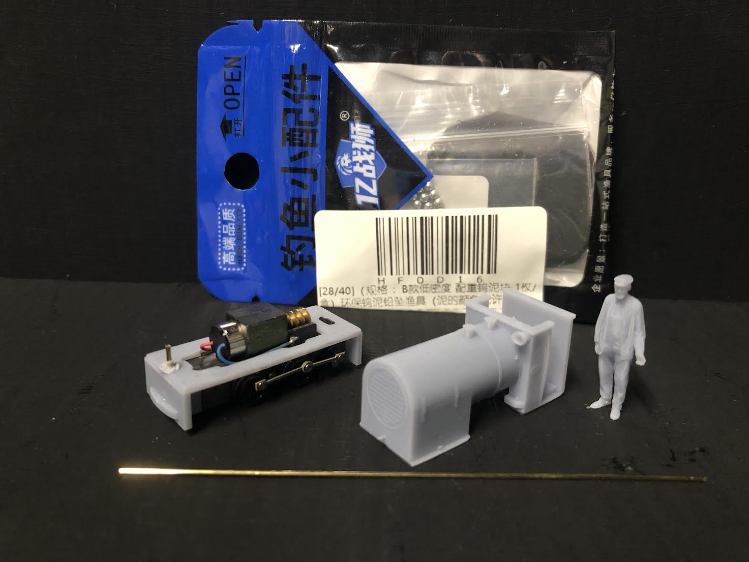 OO9 Scale Resin Kit �C Baguley Baguley McEwan Pratt 10HP WW1 Petrol Locomotive