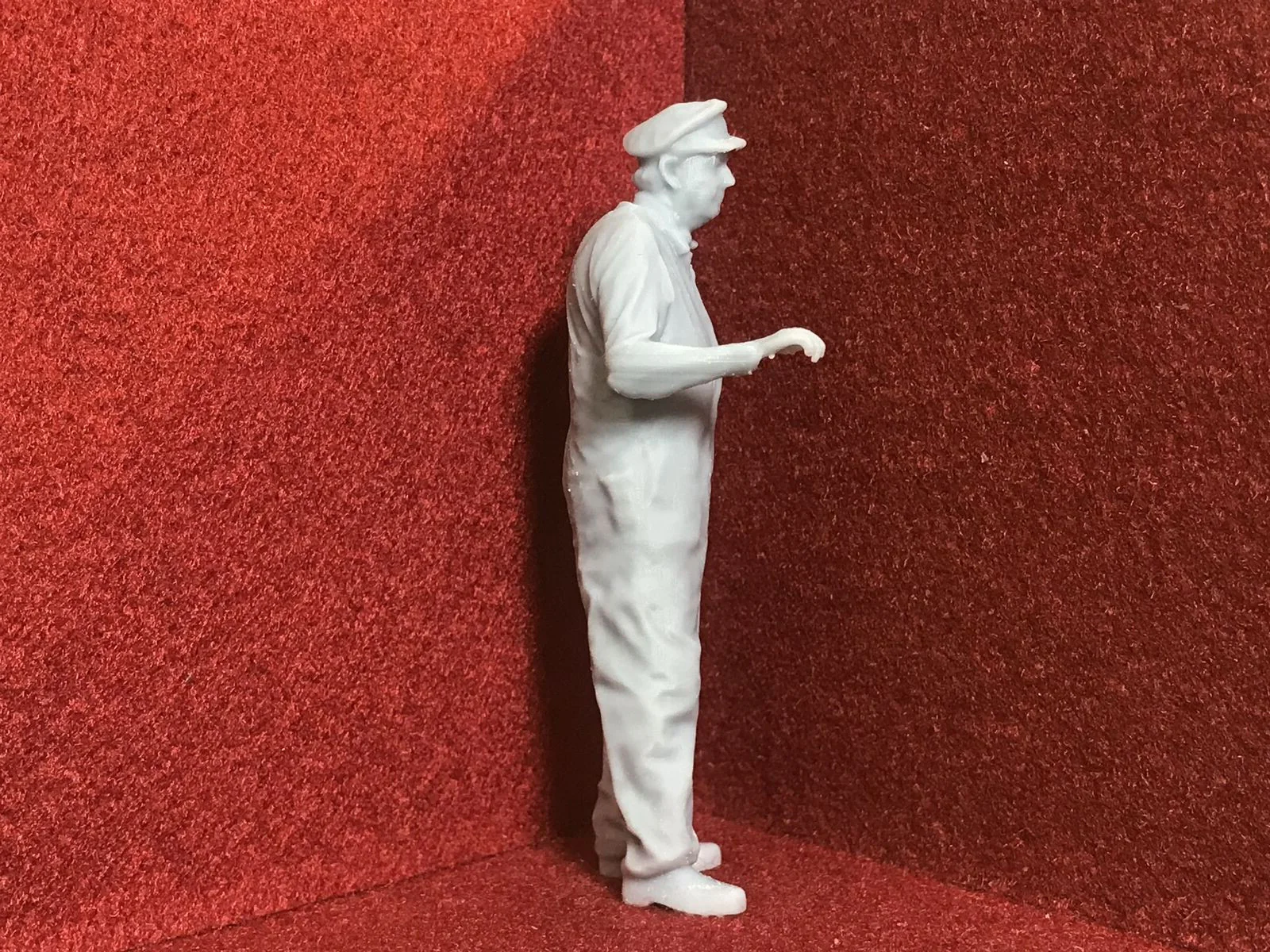 G-Scale Driver figure in overalls - 3D scan of a real person - MD011 (also GN15)