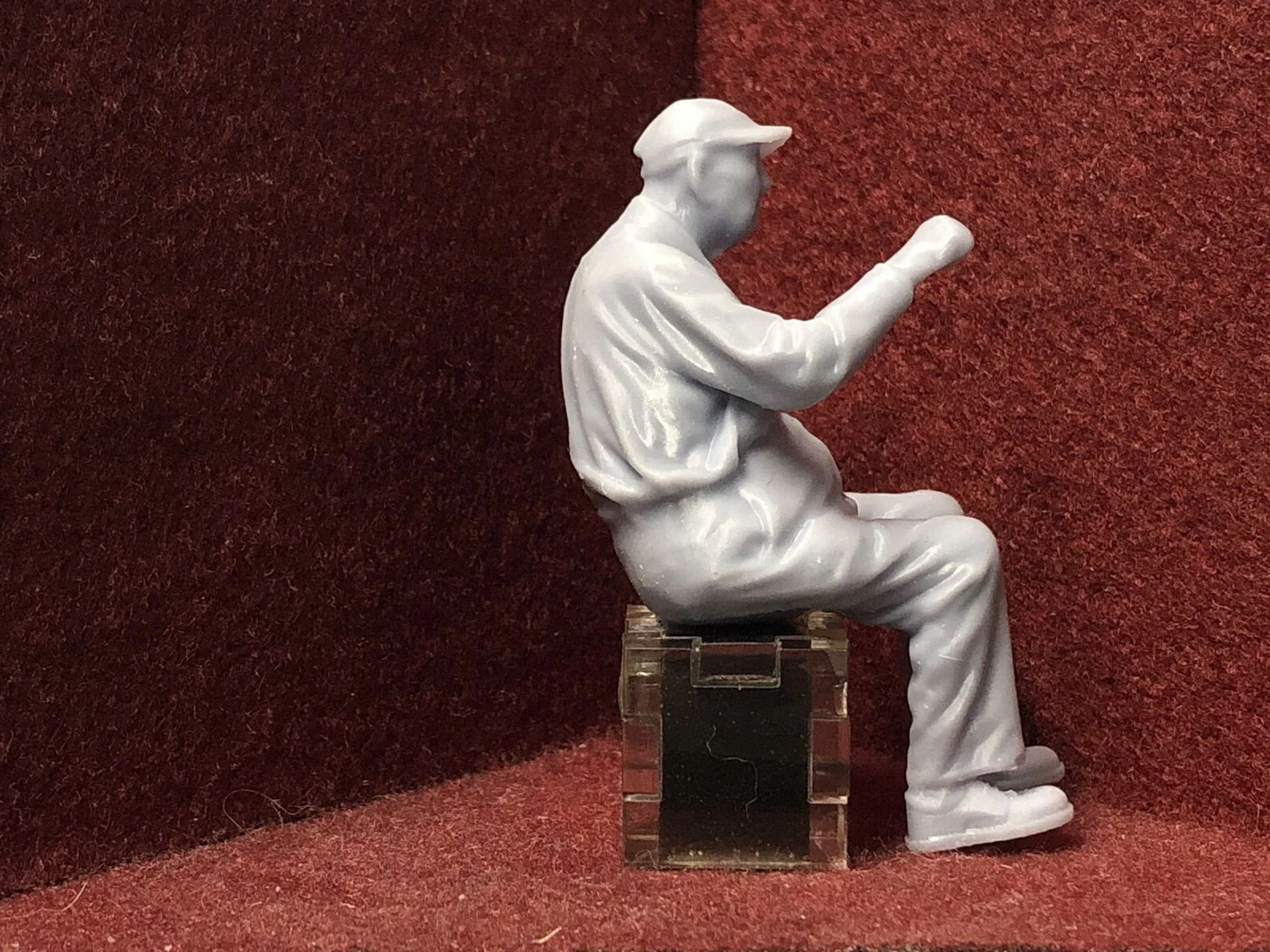 G-Scale seated driver figure - from 3D scan of a person - MD020 (also GN15)