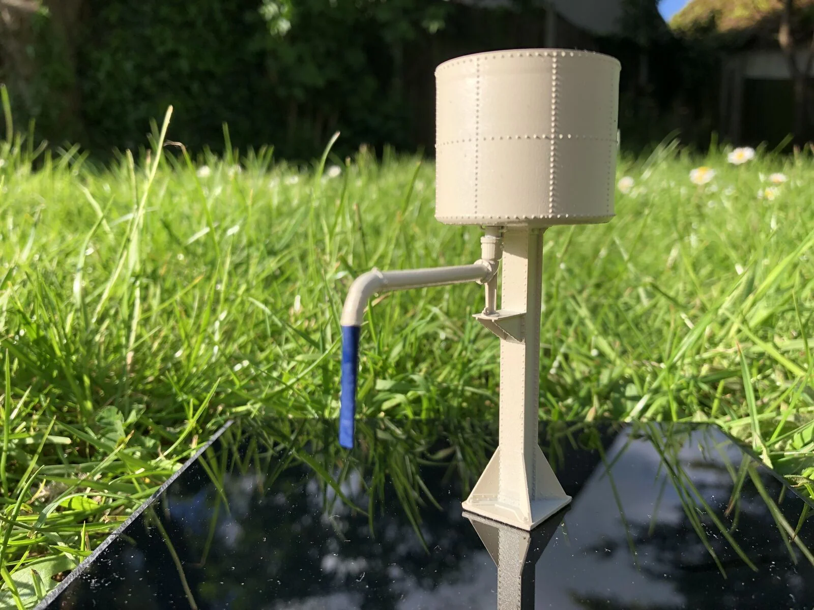 OO Gauge (OO9) GWR Style  water tower based on Buckfastleigh at the SDR