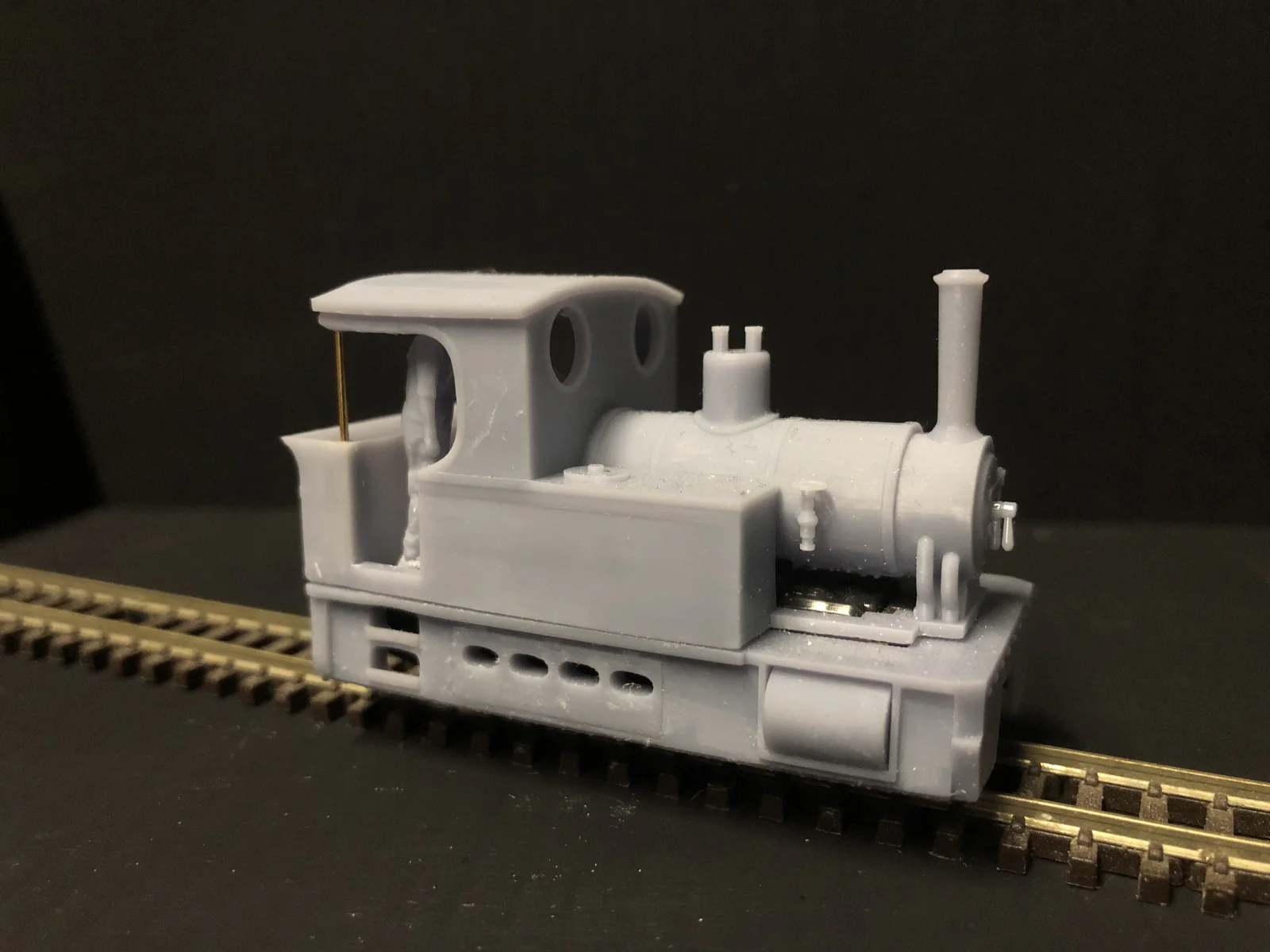 OO9/009 Andrew Barclay Doll Steam Locomotive fits the Kato chassis 11-109