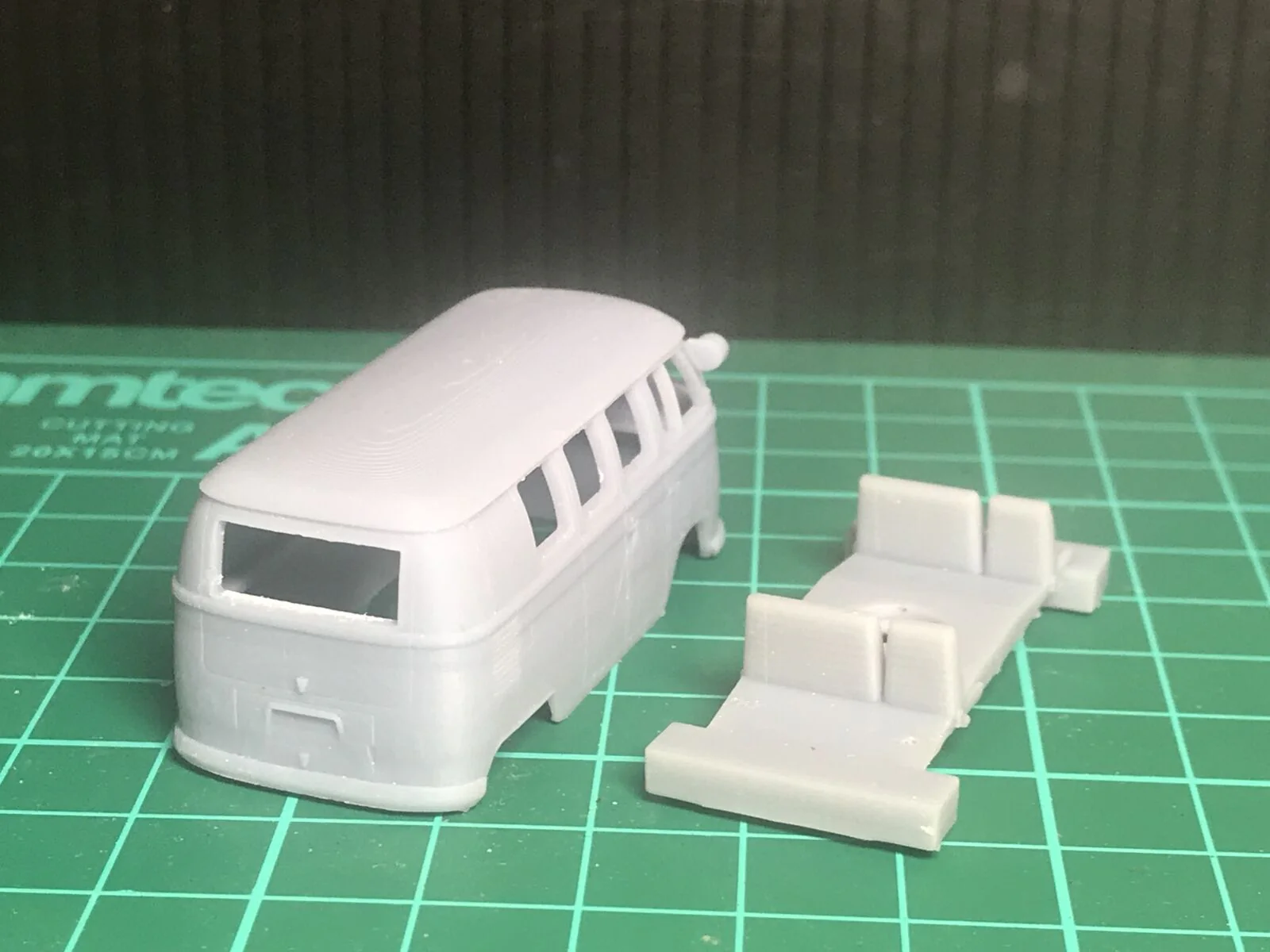 OO Gauge VW DB Inspection railcar kit - suitable for a tenshodo spud