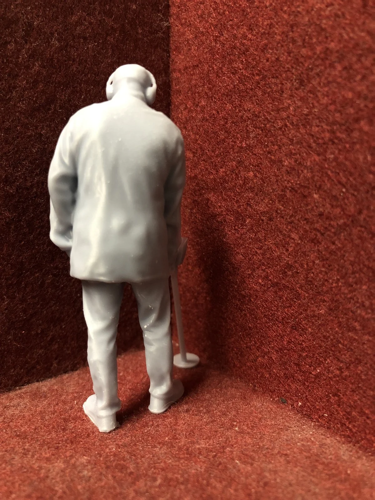 G-Scale Metal Detectorist figure - 3D scan of a real person - MD260 (also GN15)