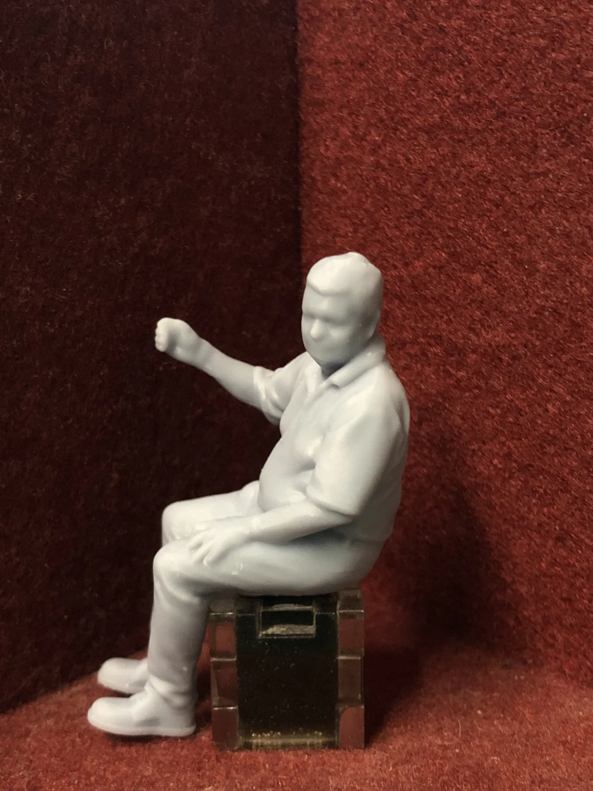 G-Scale seated Driver figure - 3D scan of a real person - MD087 (also GN15)