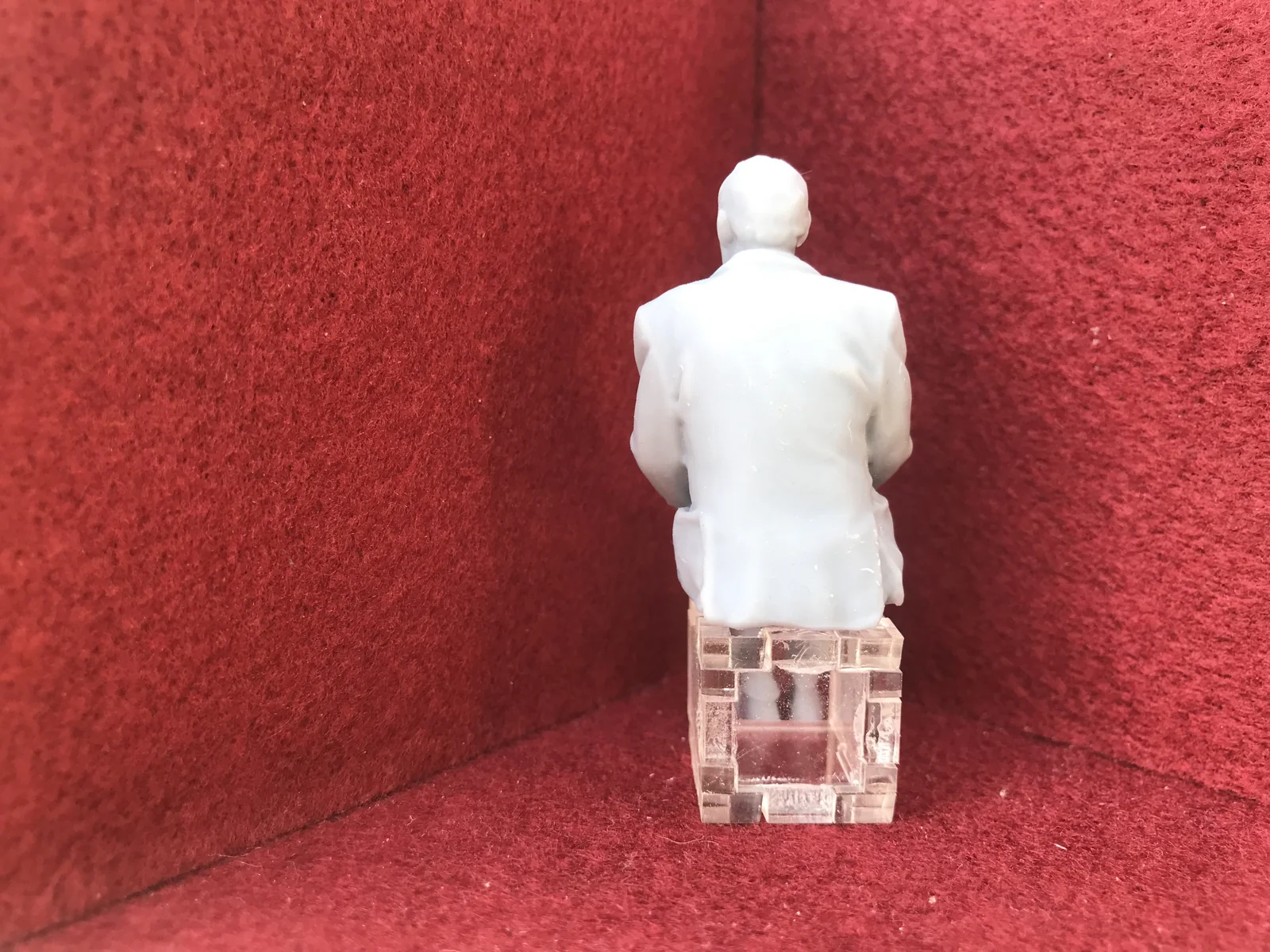 G-Scale seated figure with beard - from 3D scan of a person - MD045(also GN15)