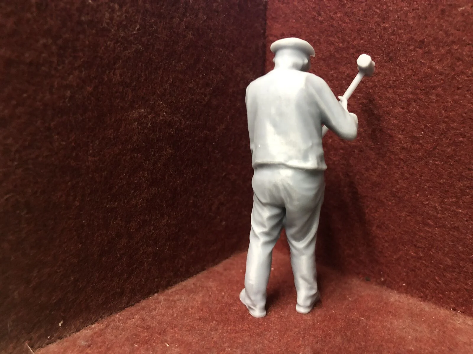 G-Scale figure with Hammer - 3D scan of a real person - M094 (also GN15)