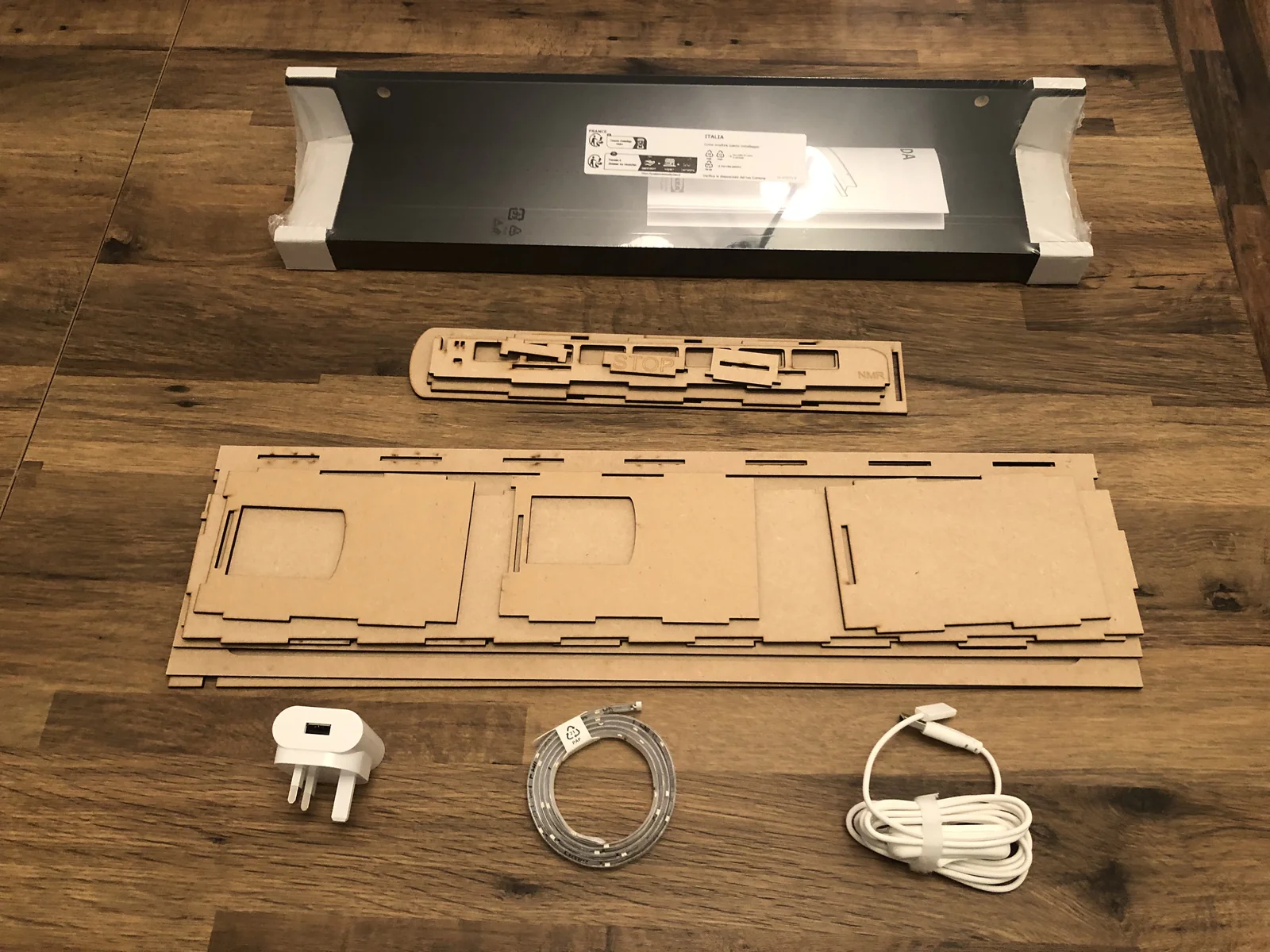 55cm Model Railway Shelf Diorama optional Fiddle Stick, lighting and Shelf