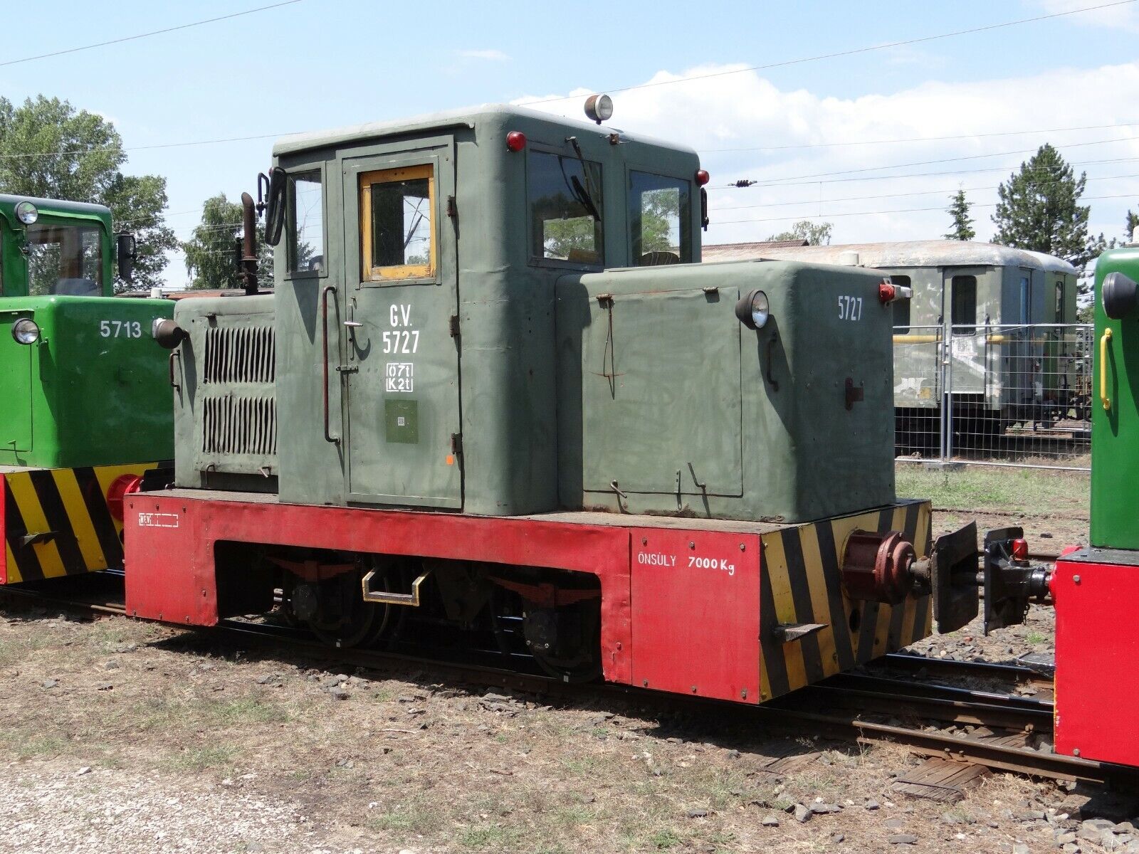 OO9 009 Hungarian Forestry Diesel Narrow Gauge Locomotive Body For KATO 109