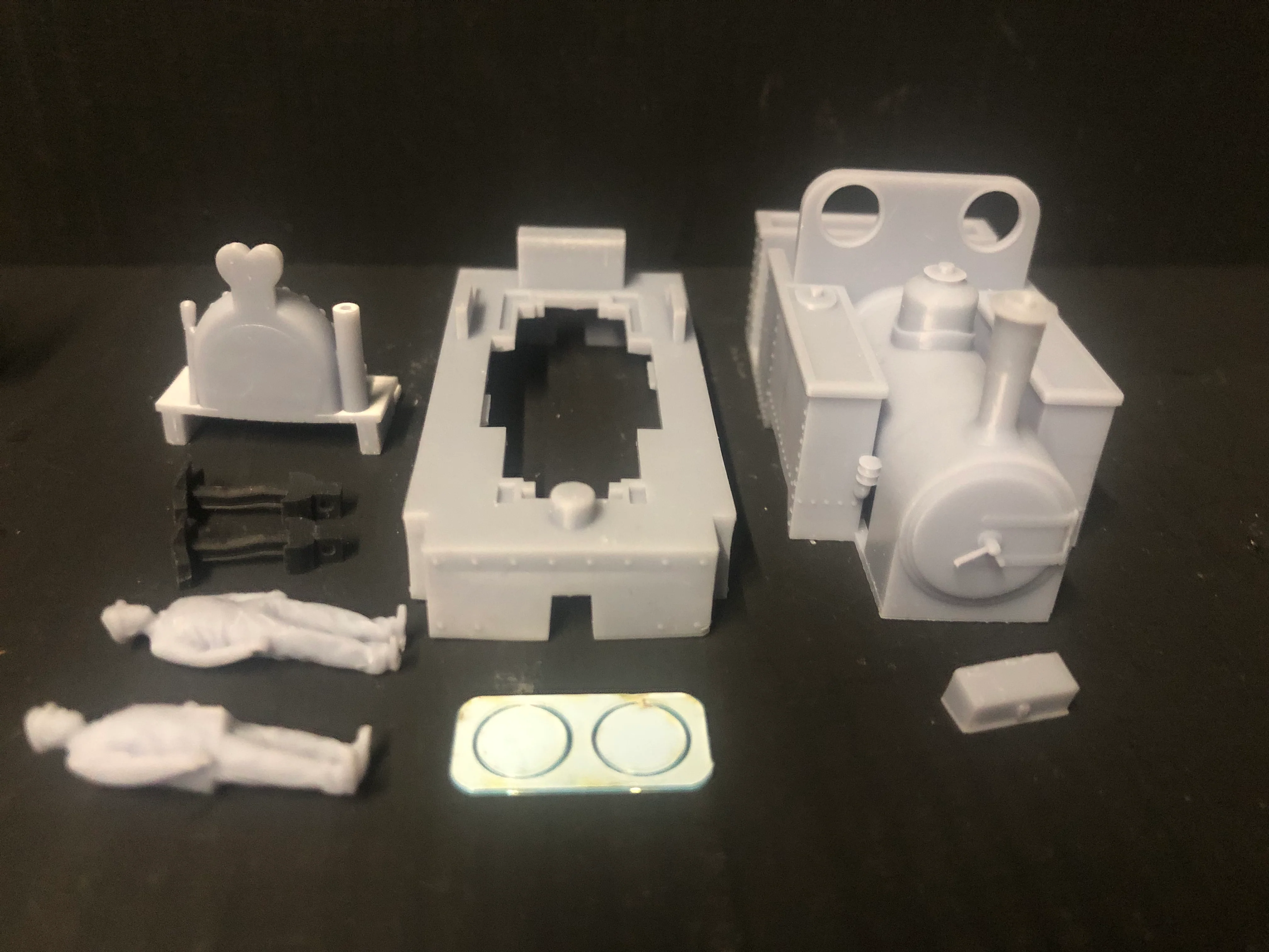 OO9/009 Kerr Stuart Open Cab Steam Loco that fits the Kato chassis 11-109