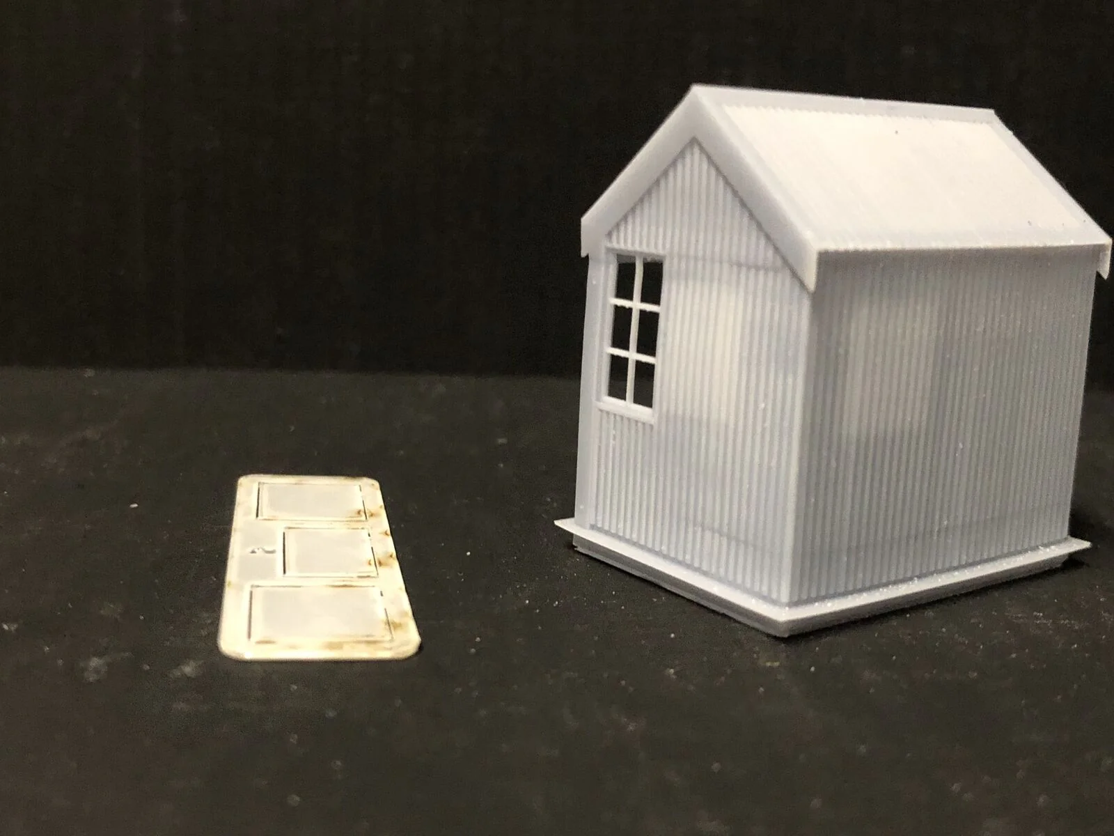 OO Gauge (OO9) Station Halt based on the Sylfaen halt