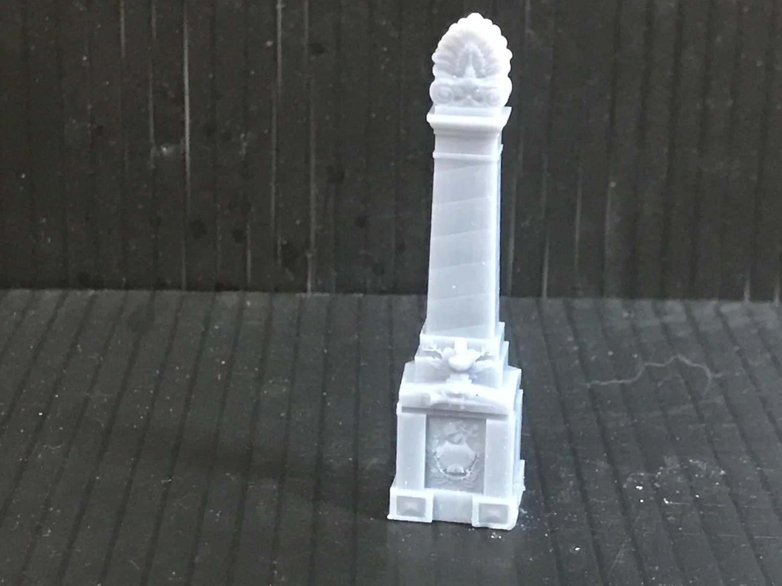 00 H0 gauge war memorial (2) for model railway scenery - also OO9