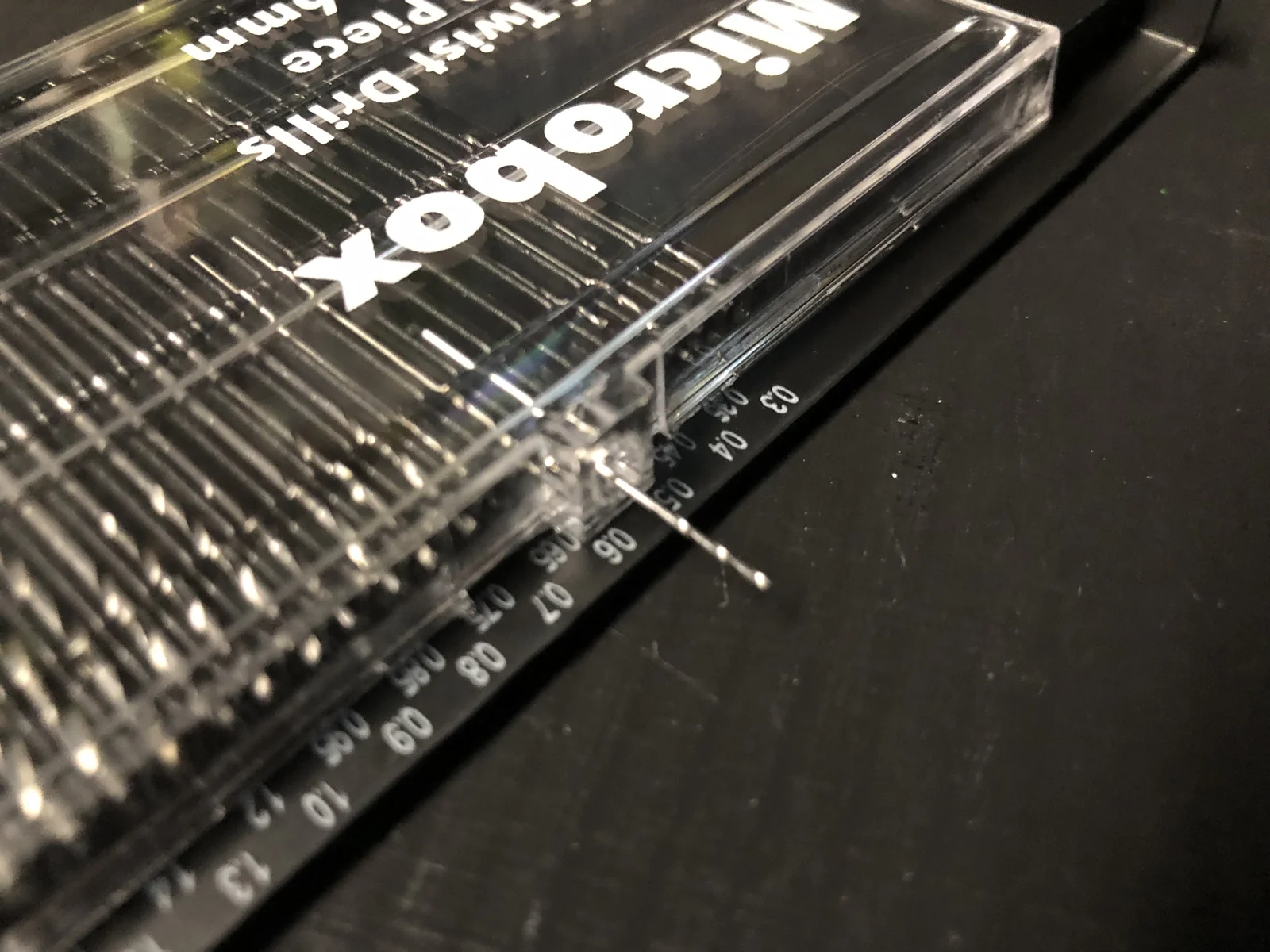 20 piece Micro HSS Twist Drill Bits 0.3-1.6mm and pin vice holder