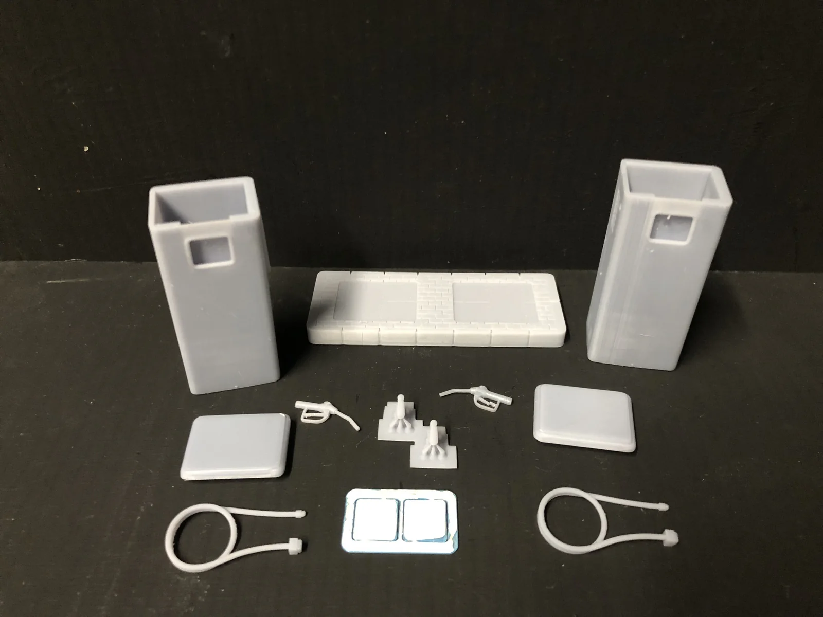 G-scale model scenery - Tokheim Petrol and Diesel pumps  - suitable for GN15