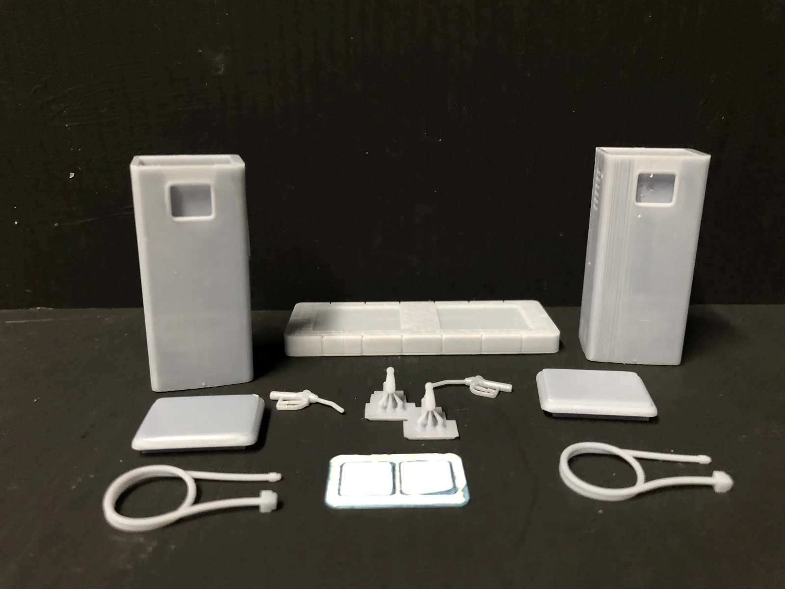 G-scale model scenery - Tokheim Petrol and Diesel pumps  - suitable for GN15