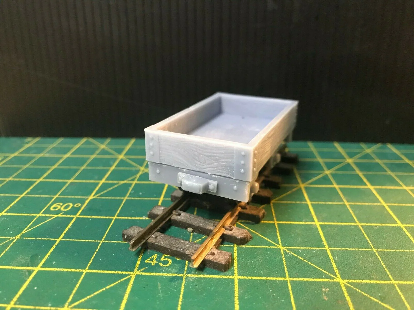 Gn15  Single Plank Wagon Kit optional wheelset