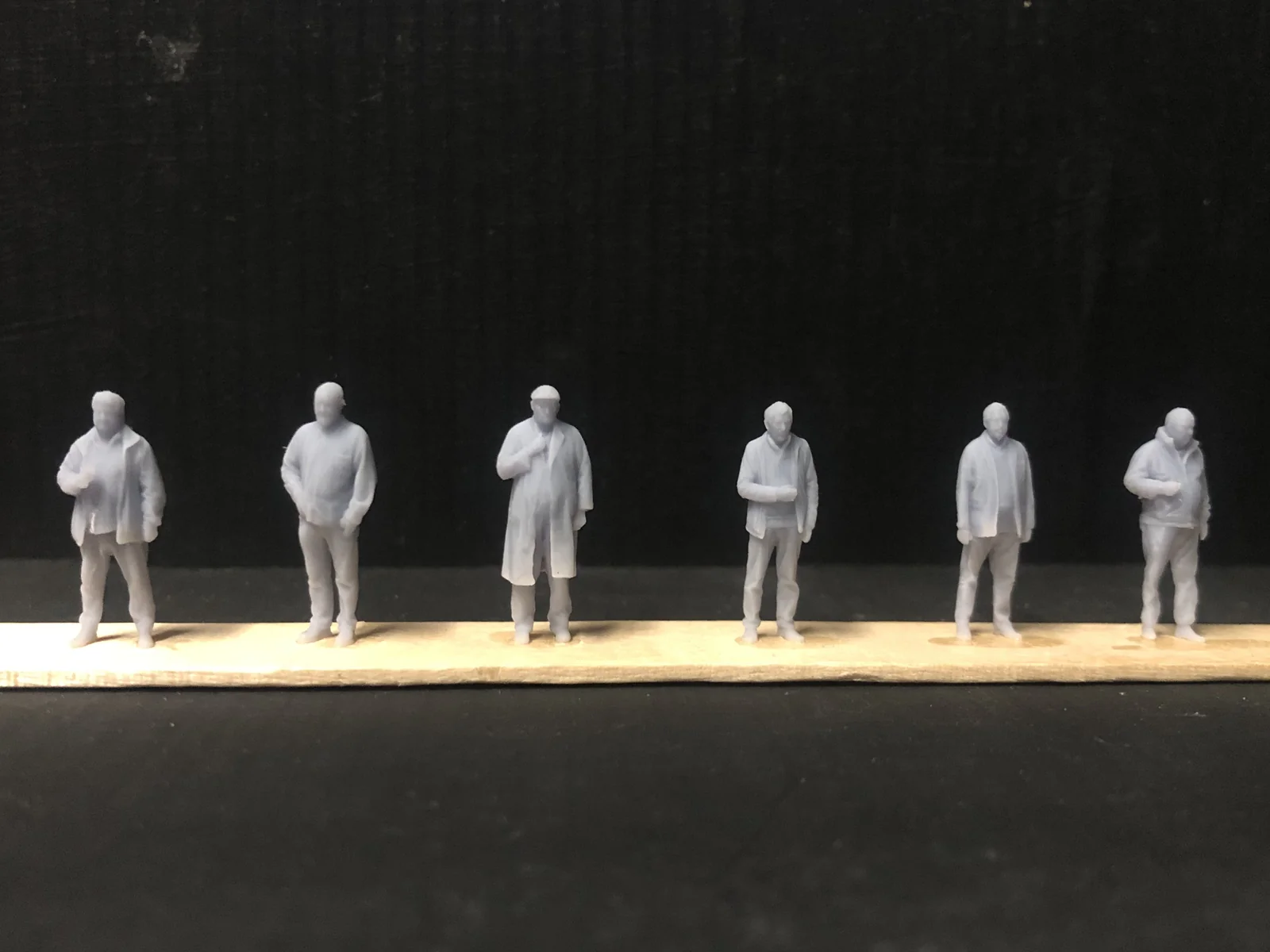 Multi-Pack- 6 figures in assorted poses -3D scans  - OO9/OO/HO