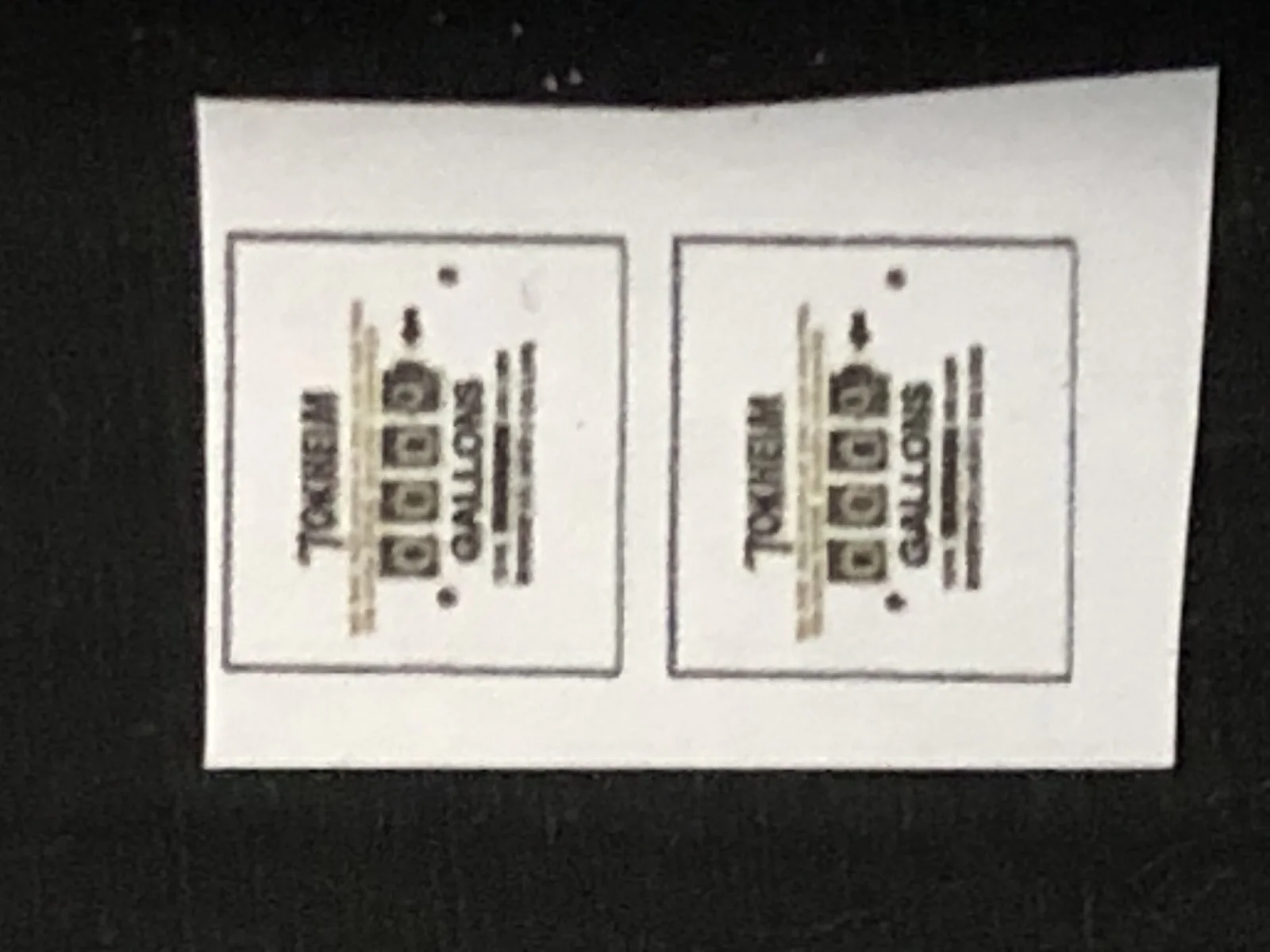 G-scale model scenery - Tokheim Petrol and Diesel pumps  - suitable for GN15