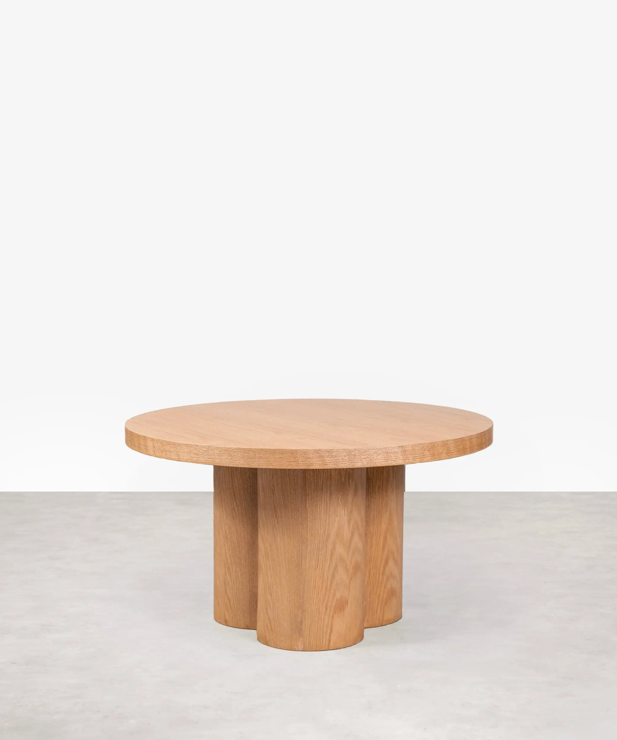 Mesa de Centro Redonda en Madera Odette (80 cm)