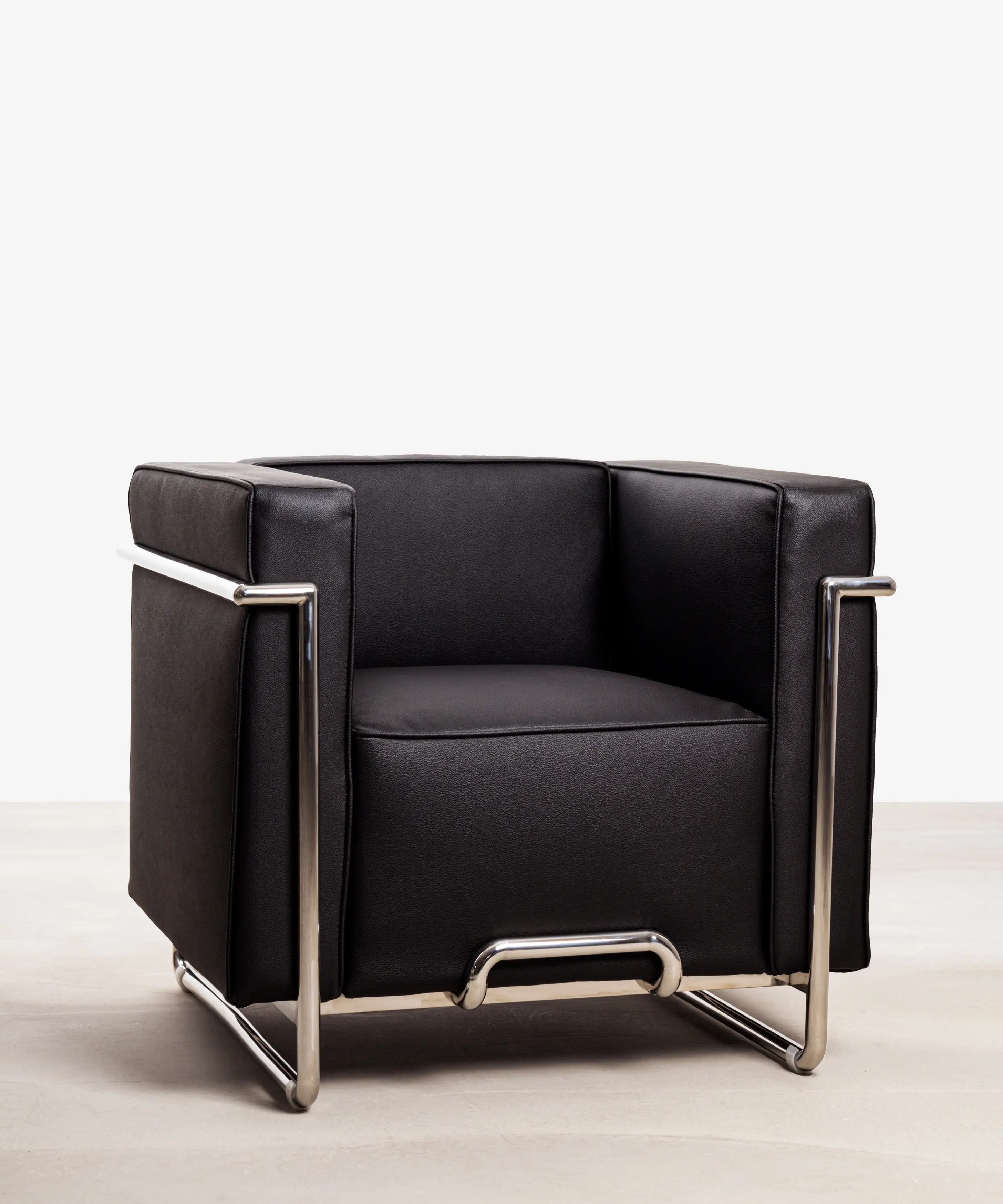 Sofá en Polipiel y Acero Box PU