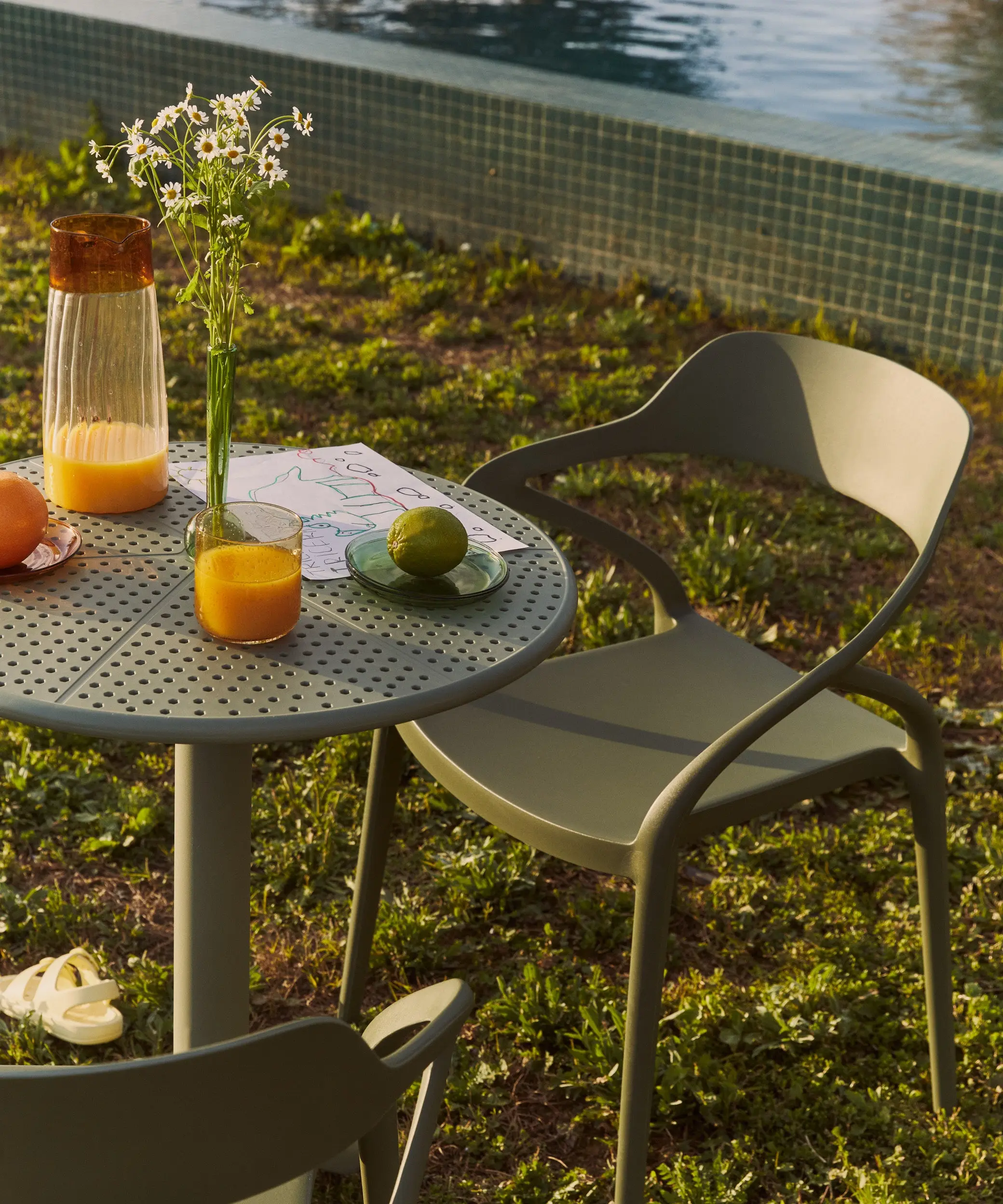 Silla de Polipropileno con Reposabrazos Grace