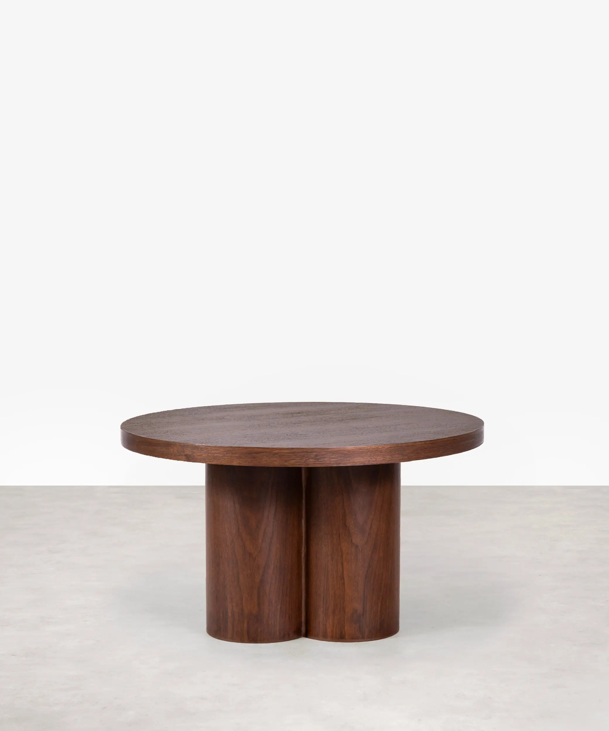Mesa de Centro Redonda en Madera Odette (80 cm)