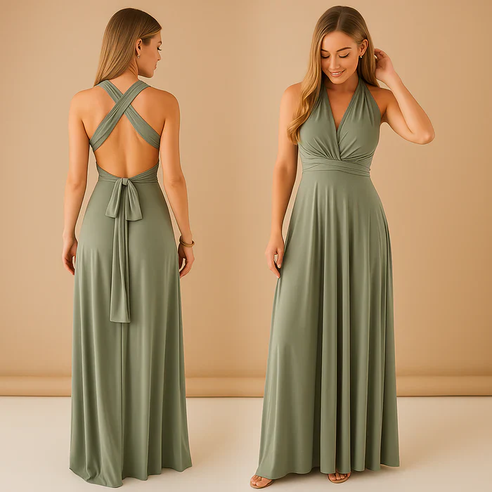 Buca Wikkeljurk met Lange Bandjes voor Dames