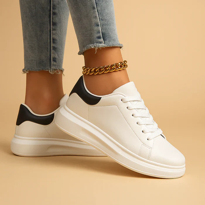 Buca Witte Leren Sneakers voor Dames C Minimalistisch Design