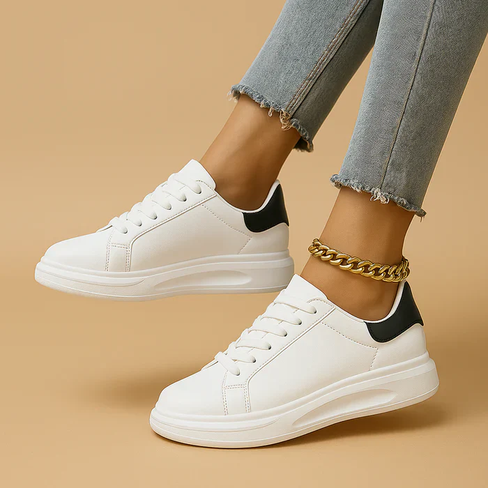 Buca Witte Leren Sneakers voor Dames C Minimalistisch Design