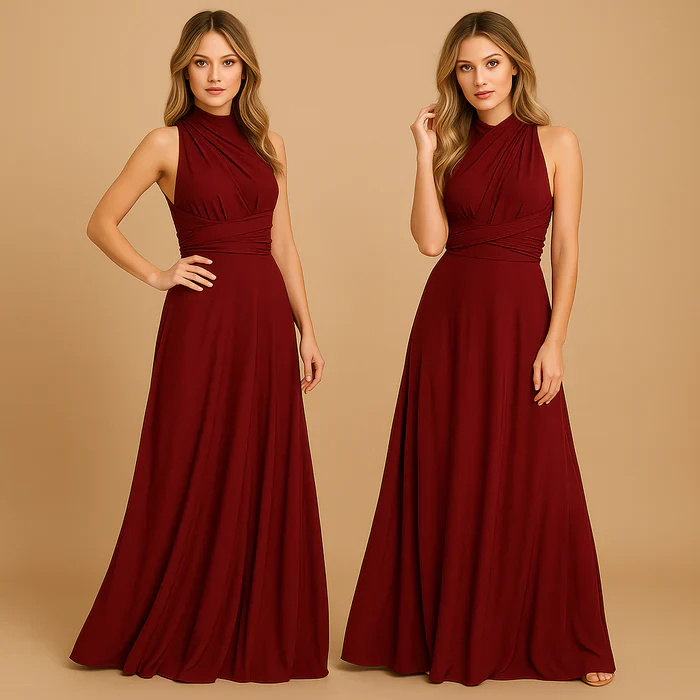 Buca Wikkeljurk met Lange Bandjes voor Dames