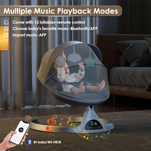 Sdraietta Neonati Elettrica,Aomdom Altalena Neonato Elettrica 0 9 kg 5 Velocità d’oscillazione Sdraietta a Dondolo per Neonati Elettrico telecomando e APP,Materiale sfoderabile Bianco… : Amazon.it: Prima infanzia