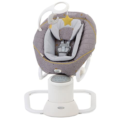 GRACO 1AP998STZEU   All Ways Soother, Sdraietta 2 in 1 e dondolo portatile (dalla nascita a 9 mesi circa, 0 9 kg), con vibrazione e velocità di oscillazione regolabile, Stargazer : Amazon.it: Prima infanzia