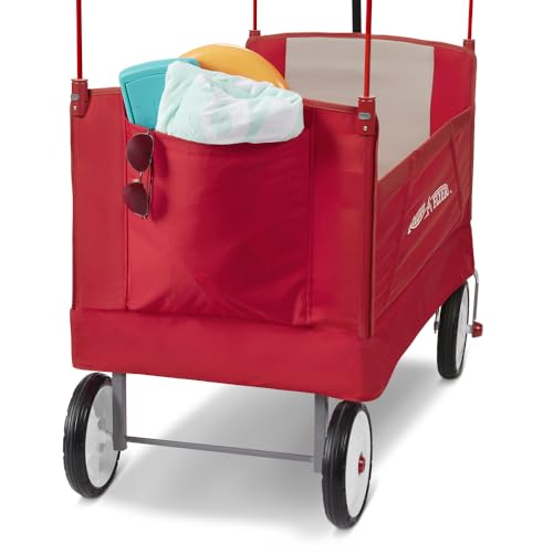 Radio Flyer EZ Wagon with Canopy, Folding Trolley : Amazon.it: Giochi e giocattoli
