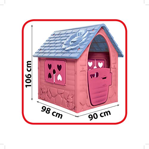 thorberg Casetta giocattolo per bambini blu, rosa o verde (made in EU) casetta per bambini (rosa) : Amazon.it: Giochi e giocattoli