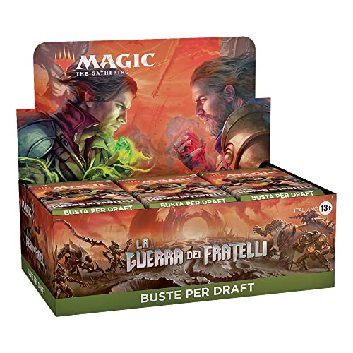 Magic The Gathering Confezione di buste per draft di   La Guerra dei Fratelli, 36 buste (Versione Italiana), Multi, D0323103 : Amazon.it: Giochi e giocattoli