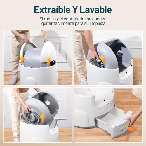 RNRN V1 Max Lettiera Gatto Autopulente, Lettiera Autopulente per Gatti Aperta 70L, Controllo APP, 360° Protezione Intelligente, Antiodore, per Più Gatti : Amazon.it: Prodotti per animali domestici