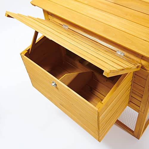 Pollaio Feel Good UK NCH10 L GOLDEN, ad arco, dotato di vaschetta a scorrimento per facilitare la pulizia e meccanismo di bloccaggio. : Amazon.it: Commercio, Industria e Scienza