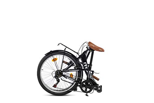 moma bikes Bicicletta Pieghevole, TOP CLASS 24", Alluminio, SHIMANO 6V, Sella Comfort : Sport e tempo libero