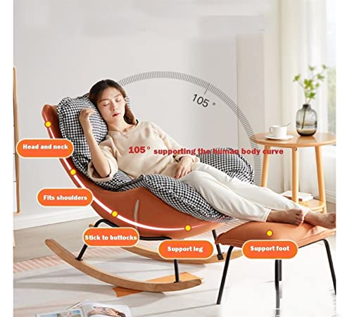 Sedia Imbottita con Braccioli, Comoda Sedia, con Poggiapiedi Divano Sedia A Dondolo, Divano Moderno Singolo Traspirante Posti a Sedere per Home Theater per Soggiorno, Impermeabile e Resisten : Amazon.it: Casa e cucina