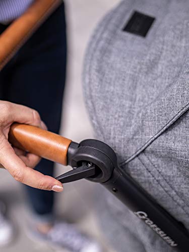 Gesslein S4 304110545000 Passeggino Air  , con manico in pelle, grigio : Prima infanzia